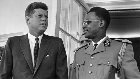 Getty Images During the Cold War, the US supported a military coup by Mobutu Sese Seko as it was eager to prevent Shinkolobwe falling into Soviet hands (Credit: Getty Images)